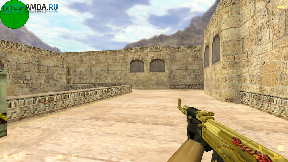 Золотые модели оружия «Golden Dragon» для CS 1.6