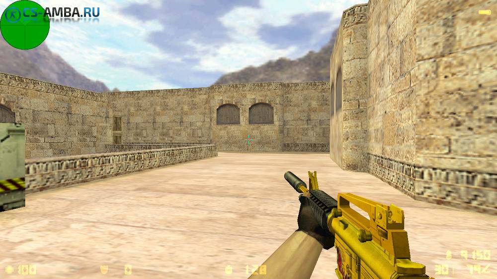Золотые модели оружия «Golden Dragon» для CS 1.6