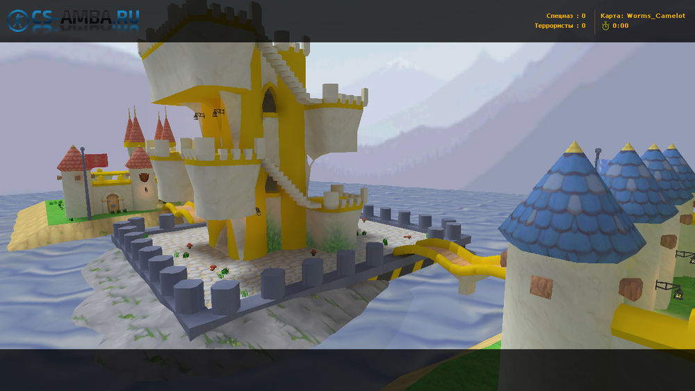 Карта «Worms_Camelot» для CS 1.6